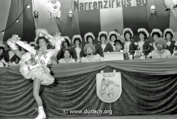 Fastnachtsveranstaltung in der Festhalle, 1990