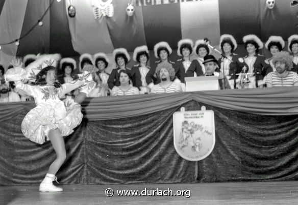 Fastnachtsveranstaltung in der Festhalle, 1990