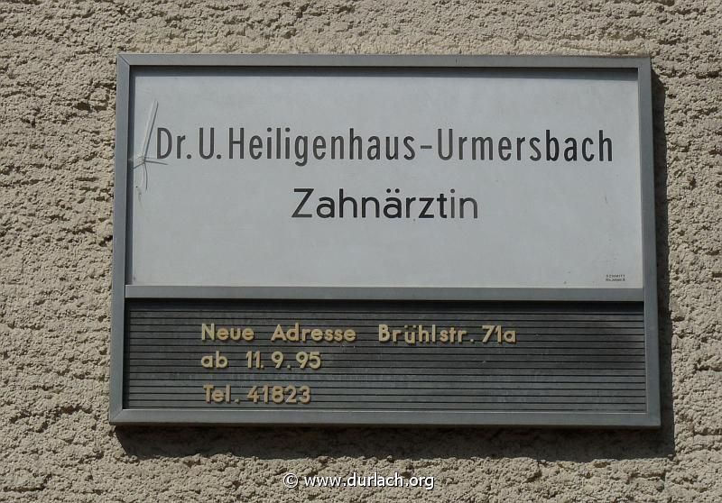 Umzug Zahnarztpraxis 1995-2009