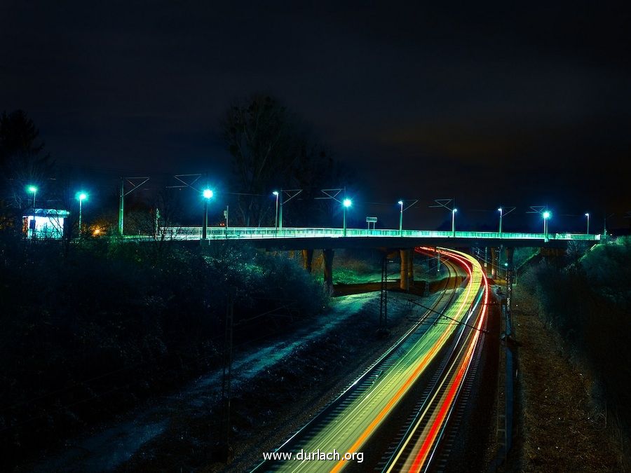 Hubbrcke bei Nacht