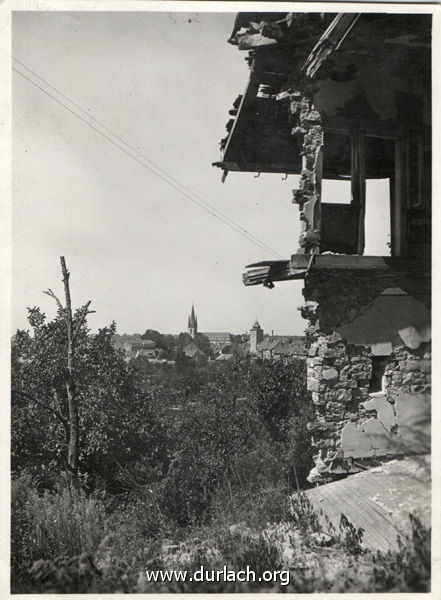 Badener Str. 45 nach Bombentreffer