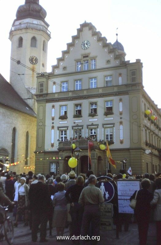 Durlach - Markplatz 1977