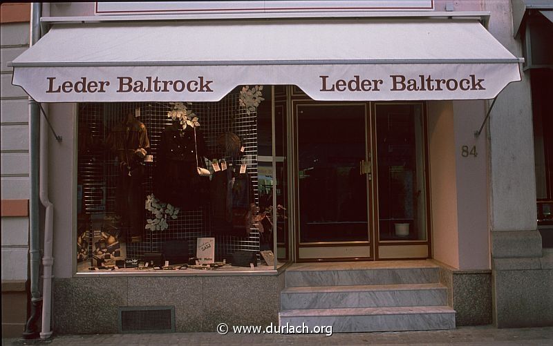 1987 - Leder Baltrock in der Pfinztalstrae