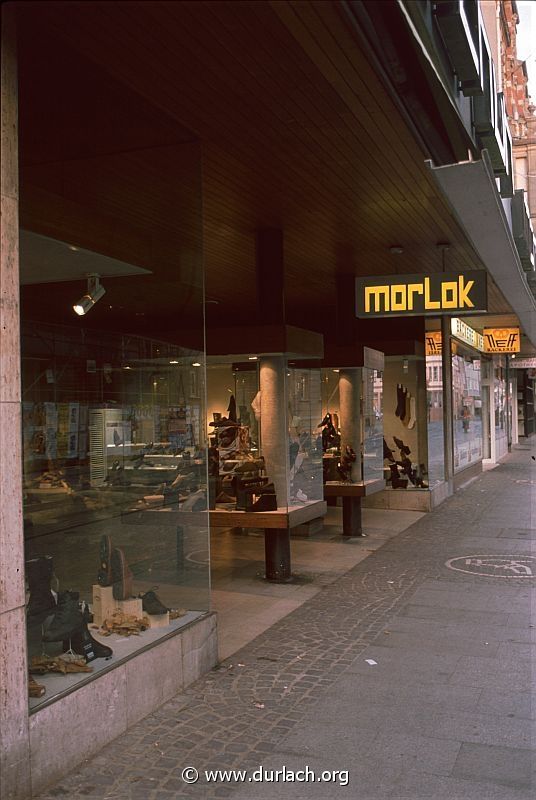 1982 - Schuh Morlok in der Pfinztalstrae