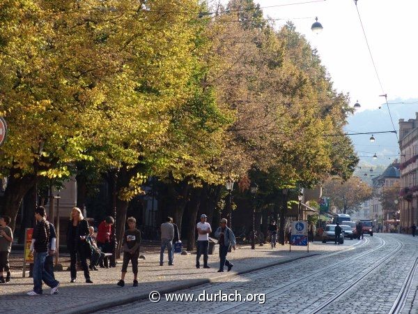 Herbststimmung auf der Pfinztalstrasse