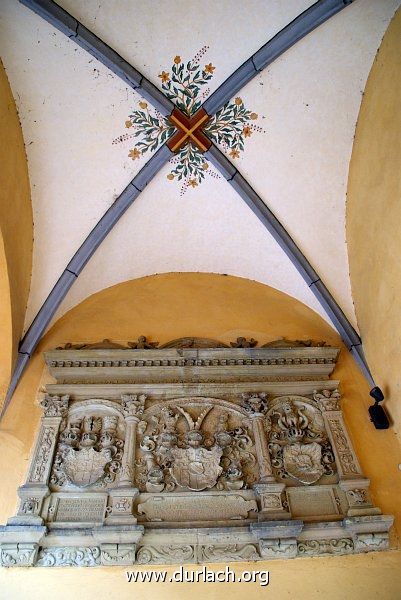 2009 - Decke im Durchgang der Karlsburg