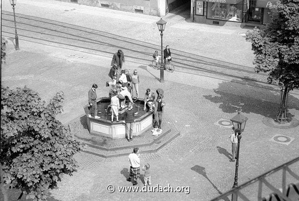 Blick auf den Marktplatz, 1989