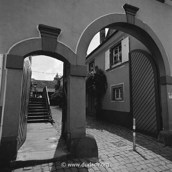 Blick vom Saumarkt in das Schoppengssle. Ca. 1985