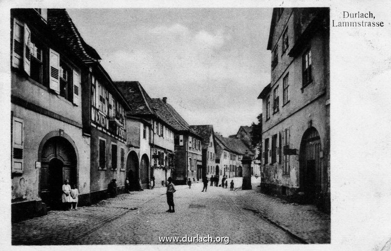 Durlach Lammstrae - um 1910