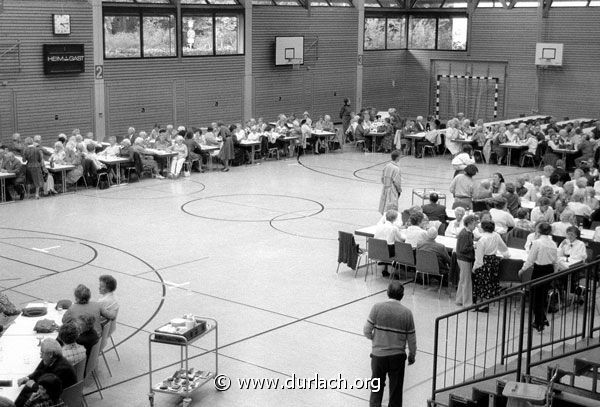 Veranstaltung in der Weiherhalle, 1989