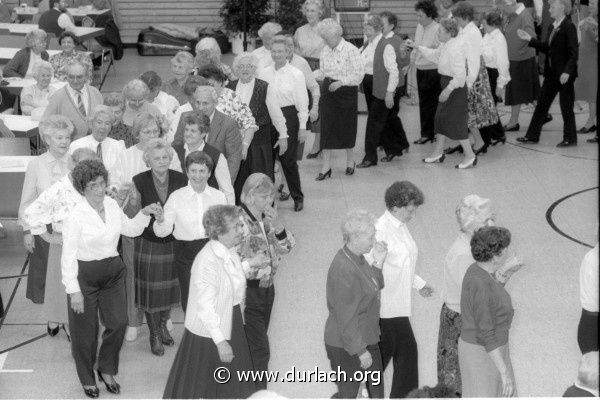 Seniorenveranstaltung in der Weiherhofhalle, ca. 1989