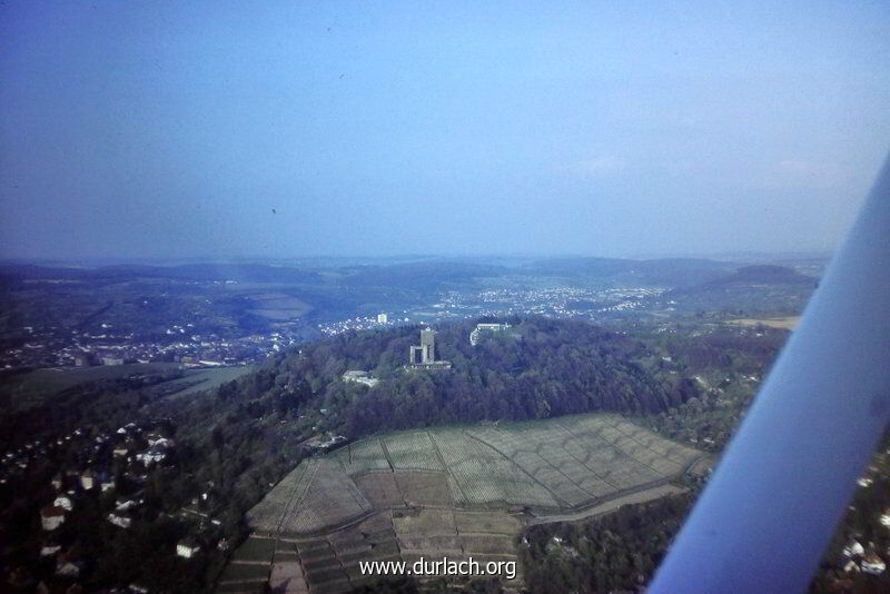 Durlach - Turmberg mit Weinbergen 1977