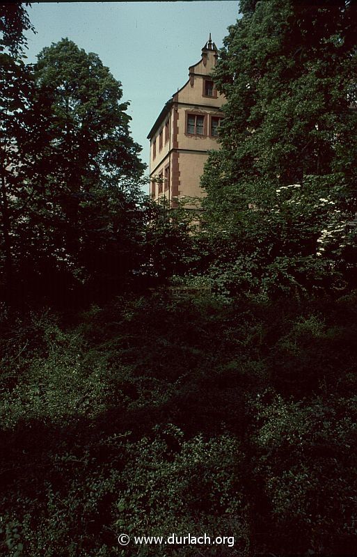 1982 - Blick aus dem Schlogarten auf die Karlsburg