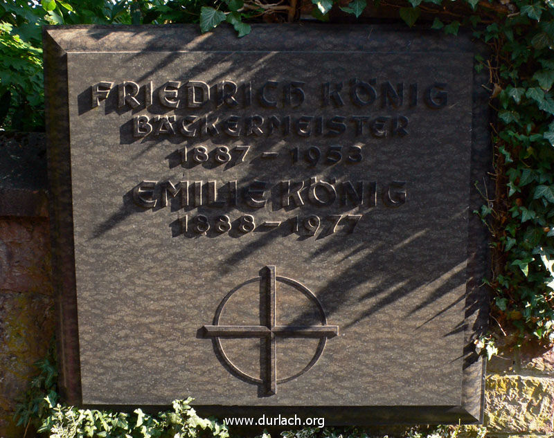 Grabstein Friedrich Knig