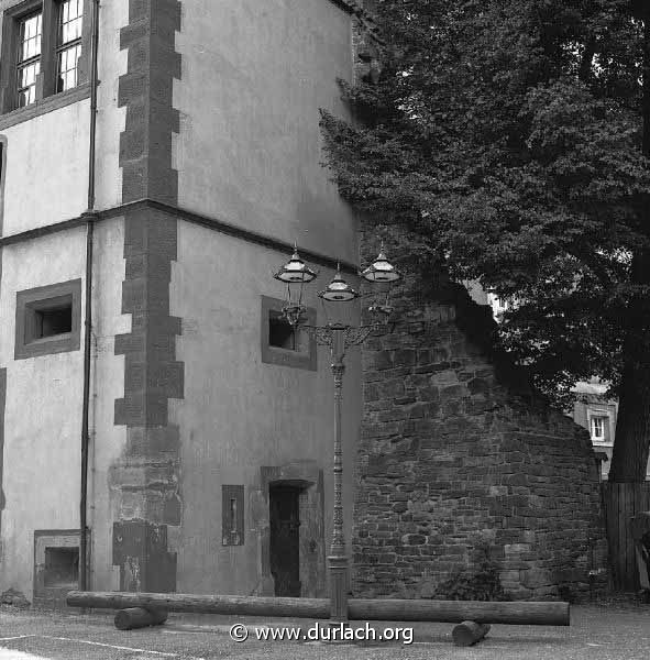 Blick auf die Karlsburg. Ca. 1988