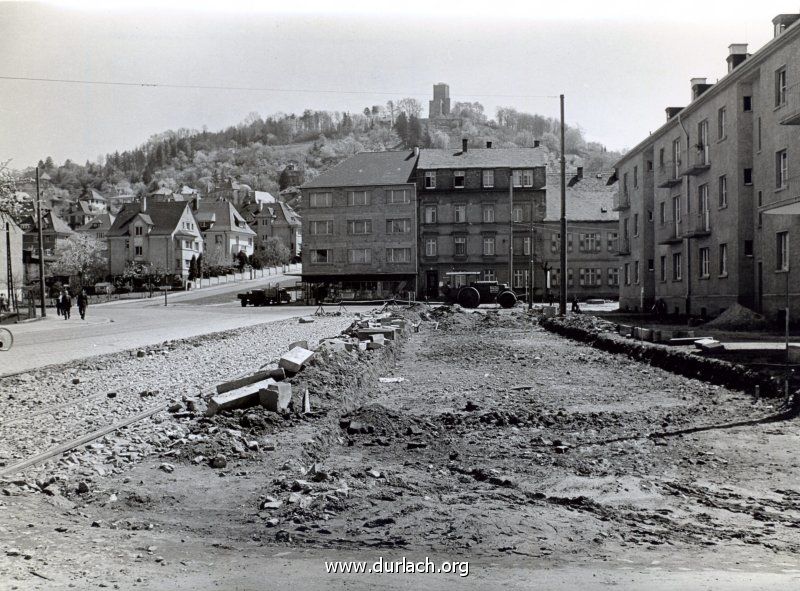 Blick auf den Turmberg / Grtzinger Strae