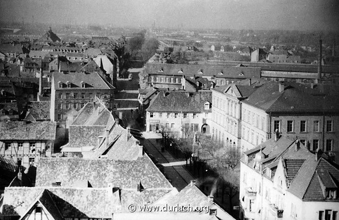 Blick ber Durlach - 1952