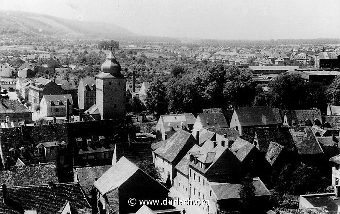 Blick ber Durlach - 1951