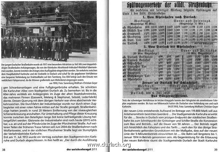 Geschichte der Straenbahn