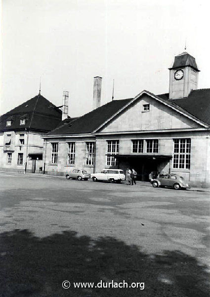 Bahnhof Durlach - Juni 1959