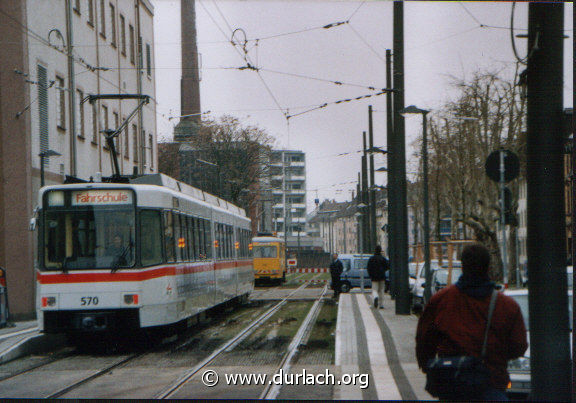 2004 - Straenbahnlinie nach Wolfartsweier