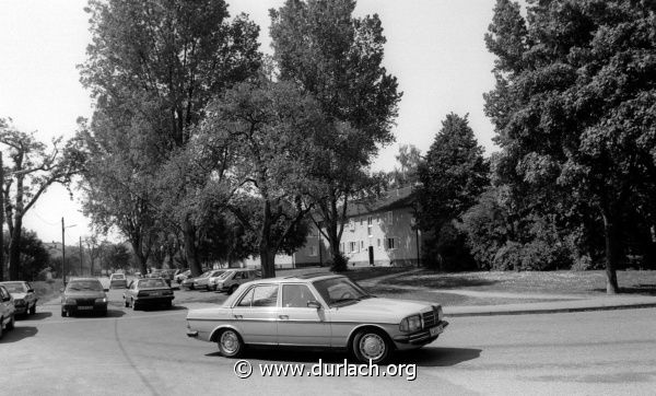 Verkehrsbelstigung in Untermhlsiedlung durch Wertkauf, ca. 1990