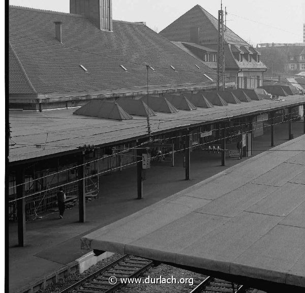 Durlacher Bahnhof ca. 1982