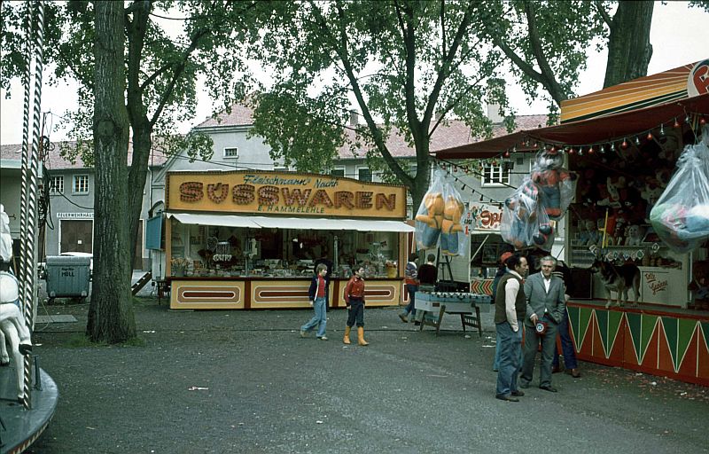 Jahrmarkt auf dem Weiherhof, 1976