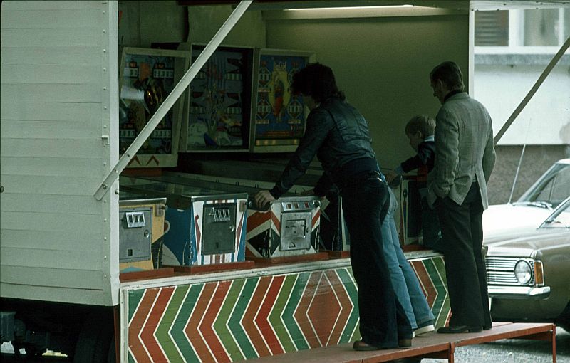 Jahrmarkt auf dem Weiherhof, 1976