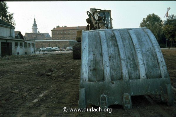 Abriss der (Marstallgebude?) Pferdestlle, 80er,