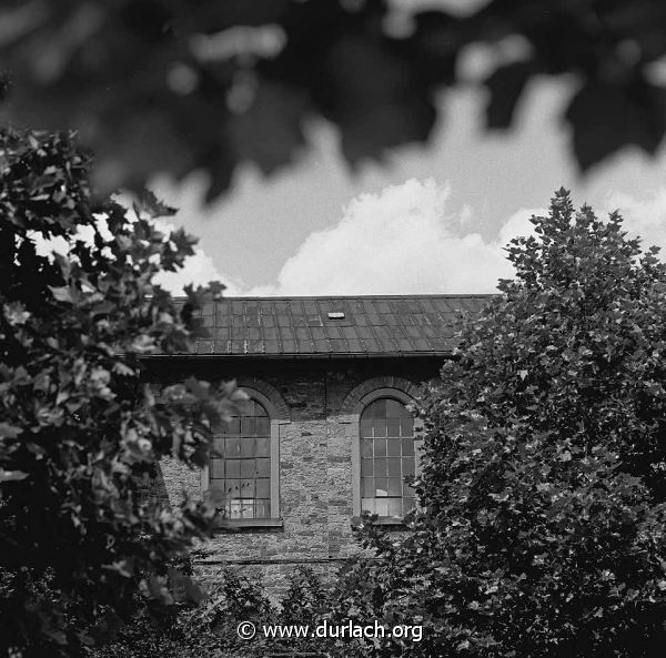 Blick auf die Orgelfabrik. Ca. 1985