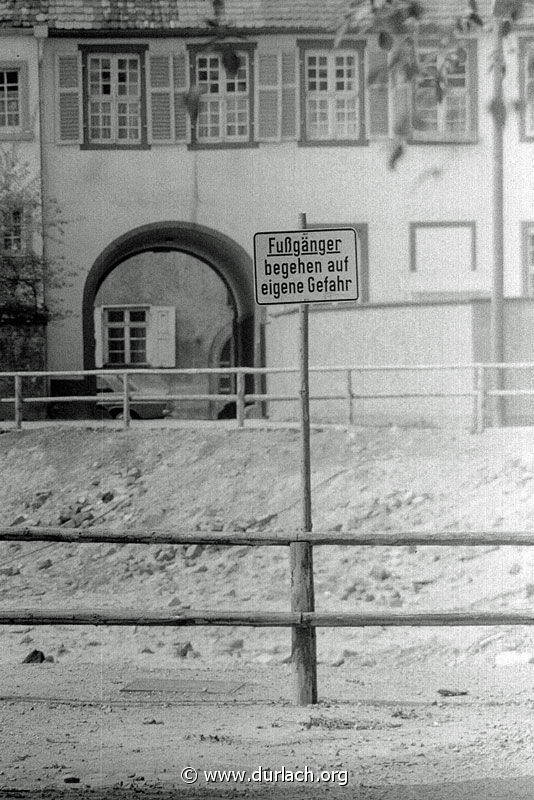 Nach dem Abriss der Brauerei Eglau - ca 1971