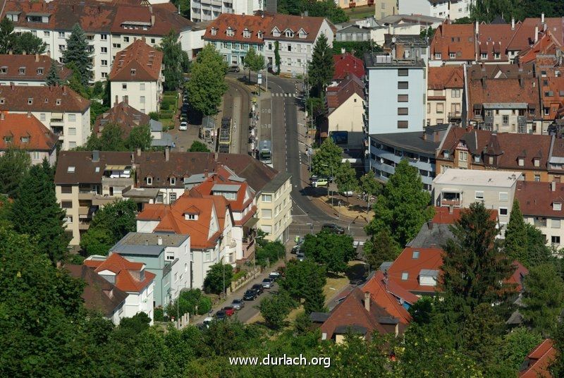 2010 - Blick vom Turmberg auf die Endstation