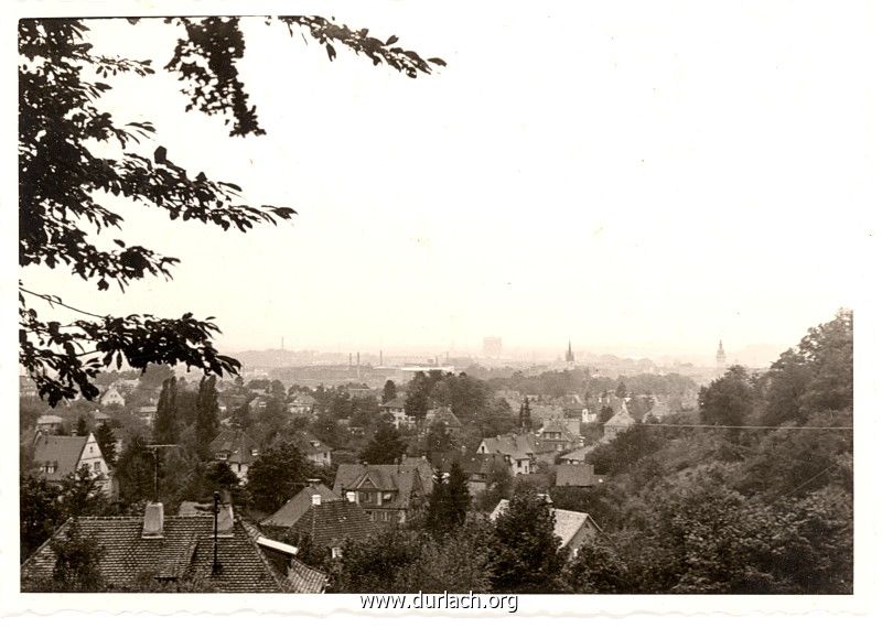 Blick auf Durlach