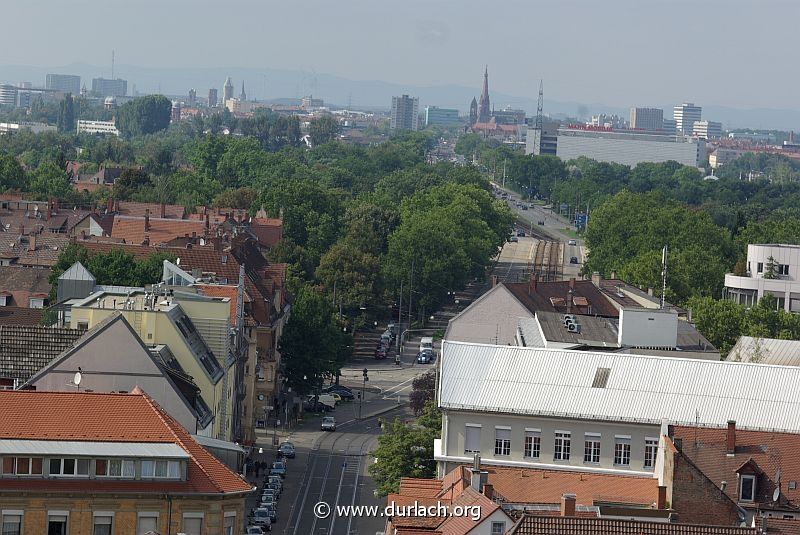 2008 - Blick auf die Durlacher Alle