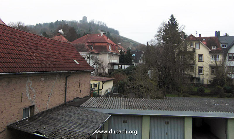 Gymnasiumstr 2, rckwrtiger Ausblick (neben ehemaliger Grtnerei Huber)