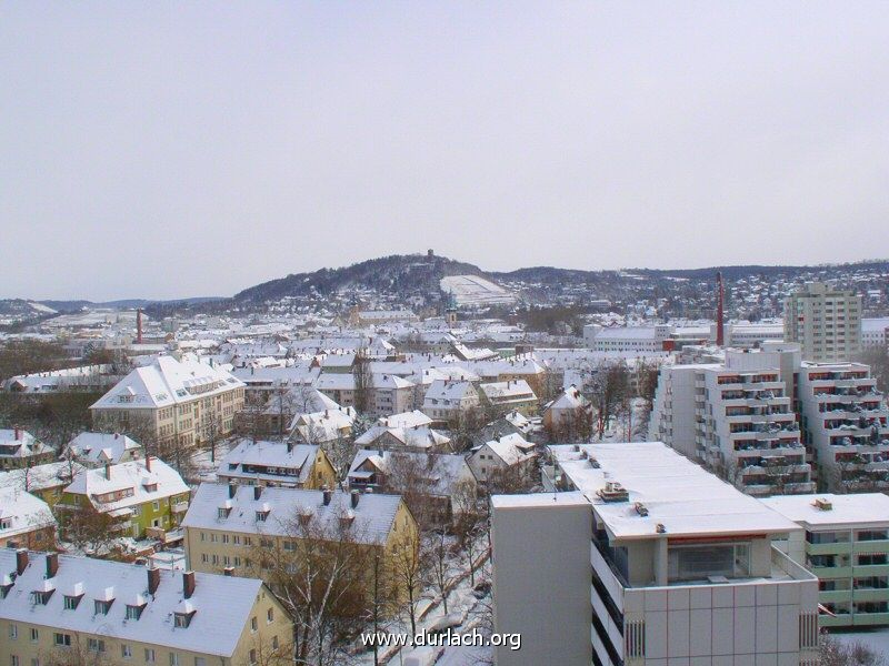 Blick ber Durlach Zum Turmberg