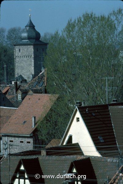 Blick ber die Dcher der Altstadt, ca. 1980