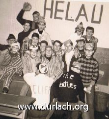 Friedrichschule: Schulfreunde im Karneval ca. 1964