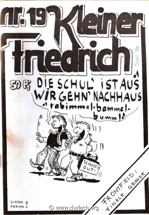 Friedrichschule Schlerzeitung 1990