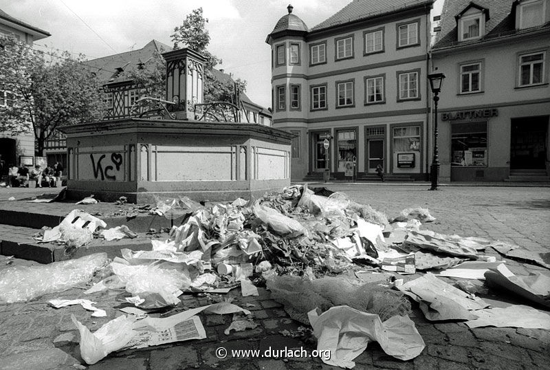 1989 - auf dem Marktplatz