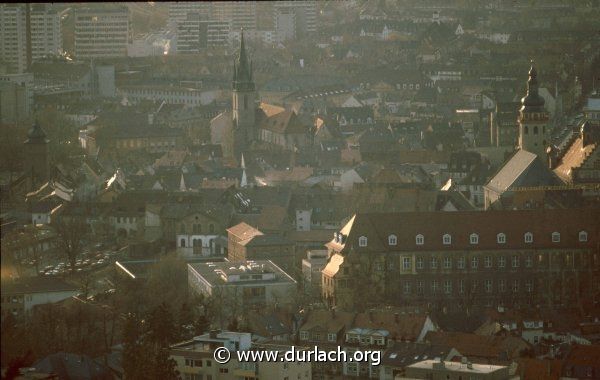 Blick vom Turmberg, ca. 1985