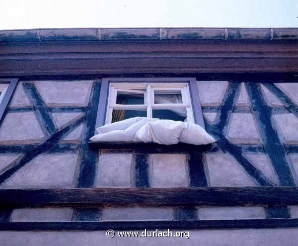 Fenster des Schlachthauses an der Stadtmauer, ca. 1982