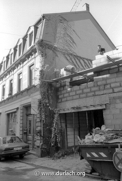 Baustelle in der Amthausstrasse, 1988