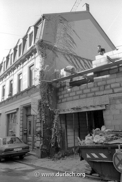 Baustelle in der Amthausstrasse, 1988