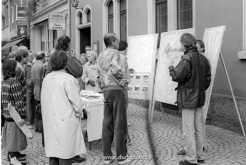 1989 - Brgerprotest gegen den geplanten Gefngnisabbruch