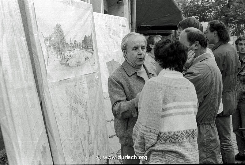 1989 - Brgerprotest gegen den geplanten Gefngnisabbruch