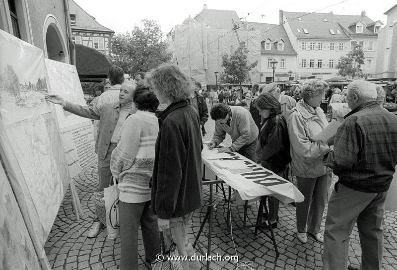 1989 - Brgerprotest gegen den geplanten Gefngnisabbruch