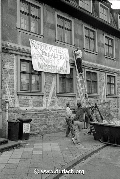 Brgerprotest gegen den Abriss