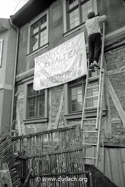 Brgerprotest gegen den Abriss